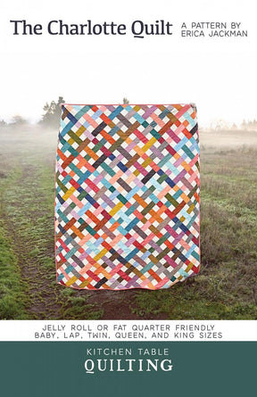 The Charlotte Quilt Pattern KTQ172 by Kitchen Table Quilting (baby, lap and twin, Queen and King)