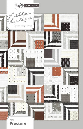 Fracture by Vanessa Goertzen for Lella Boutique, LB195 Finished Size 60" x 72"