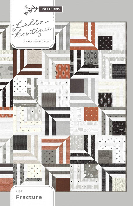Fracture by Vanessa Goertzen for Lella Boutique, LB195 Finished Size 60" x 72"