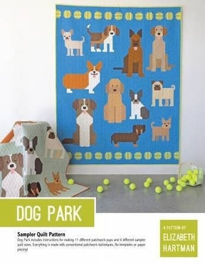 Dog Park Quilt Pattern by Elizabeth Hartman EH076