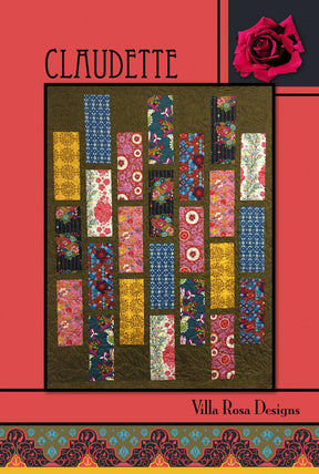 Claudette Printed Quilt Pattern by Villa Rosa Designs 57 x 75