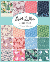 Love Letter Jelly Roll Bundle by Lizzy House for Moda Fabrics - Includes 40 Strips 37120JR