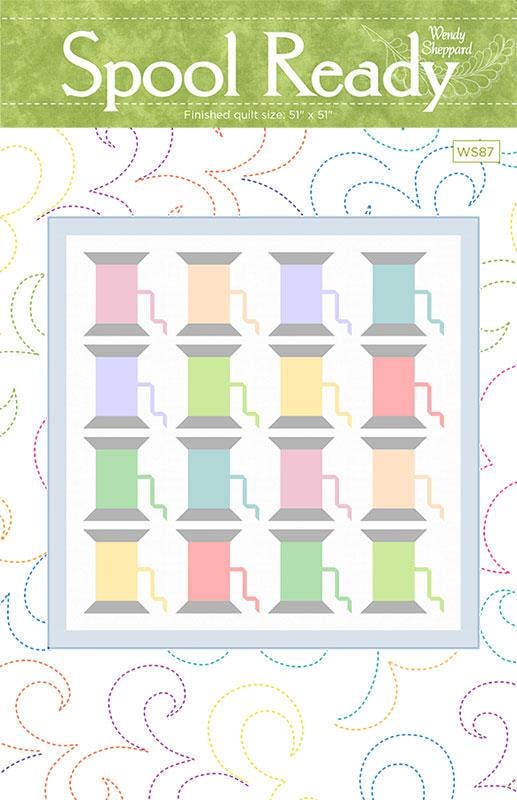 Spool Ready WS87 By Wendy Sheppard Printed Pattern Only Finished 51" x 51"