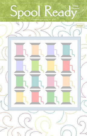 Spool Ready WS87 By Wendy Sheppard Printed Pattern Only Finished 51" x 51"