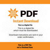 Grand Prize Panel Quilt Pattern - INSTANT DIGITAL DOWNLOAD - From Villa Rosa Designs 51in x 69in