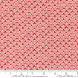 a ruler with a red and white pattern on it