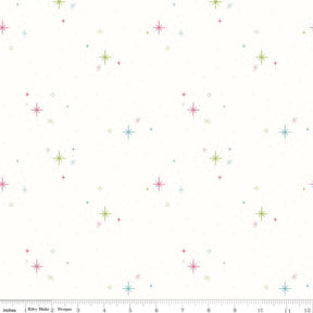a white background with multicolored stars