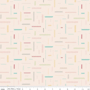 a white background with colorful lines and dots