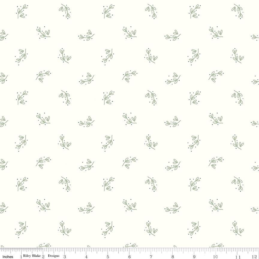 a white background with green leaves on it