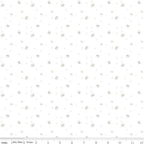 a ruler with a white background with small diamonds