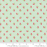 Cali and Co Cherries Breeze yardage 29194-20 by Corey Yoder for Moda Fabric sold in 1/2 yard increments cut continuous