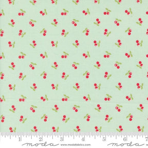 Cali and Co Cherries Breeze yardage 29194-20 by Corey Yoder for Moda Fabric sold in 1/2 yard increments cut continuous