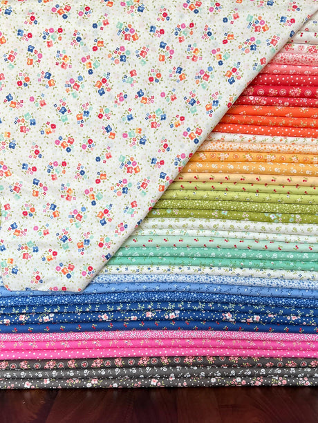 a close up of a pile of colorful fabric
