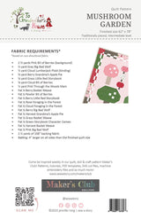 Mushroom Garden Quilt Pattern # BSI275 From Sew A Story By Jennifer Long - 62” x 78” size quilt