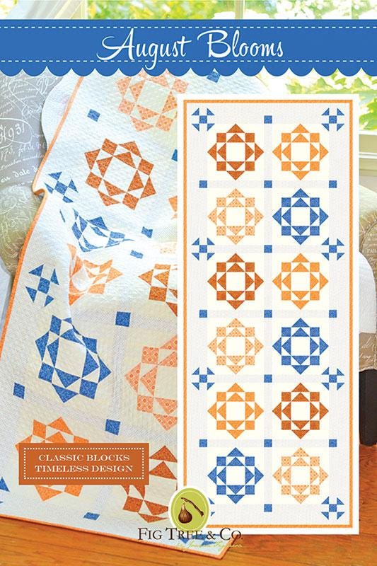 August Blooms Pattern Only FTQ20101 Fig Tree Quilts