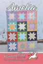 Amelia Printed Quilt Pattern by Running Doe Quilts for Villa Rosa Designs 52.5 x 70