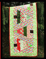 Merry Trees Quilt Pattern Card by Tricia Lynn Maloney Orphan Quilt Designs for Villa Rosa Designs finished size 17" x 55"
