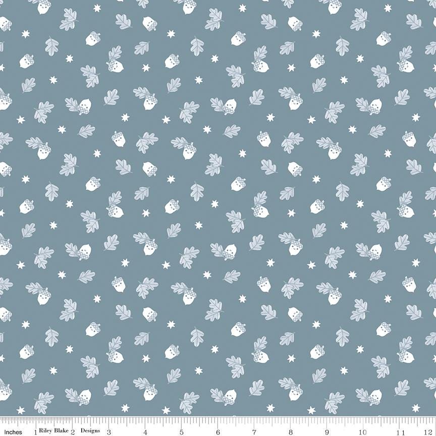a blue background with white snowflakes and stars