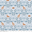 a picture of a deer and a deer in the woods