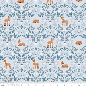 a picture of a deer and a deer in the woods