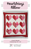 Heartstrings Pillow Pattern SLF 2101 by Chrissy Lux of Sew Lux Fabric 18"x 18"