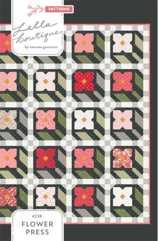 Flower Press Printed Pattern by Vanessa Goertzen for Lella Boutique LB 238