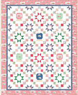 Starry Snow Globe Quilt Pattern by Beverly McCullough, Flamingo Toes Designs FT-8320 60" x 76"