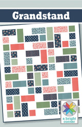 Grandstand Quilt Pattern by A Bright Corner Quilts AKBC-352, 4 Sizes