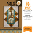 Grand Prize Panel Quilt Pattern - INSTANT DIGITAL DOWNLOAD - From Villa Rosa Designs 51in x 69in