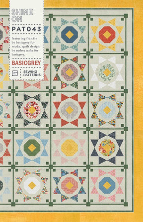 Shine On Quilt Printed Pattern only PAT043 by Basicgrey 72 x 72