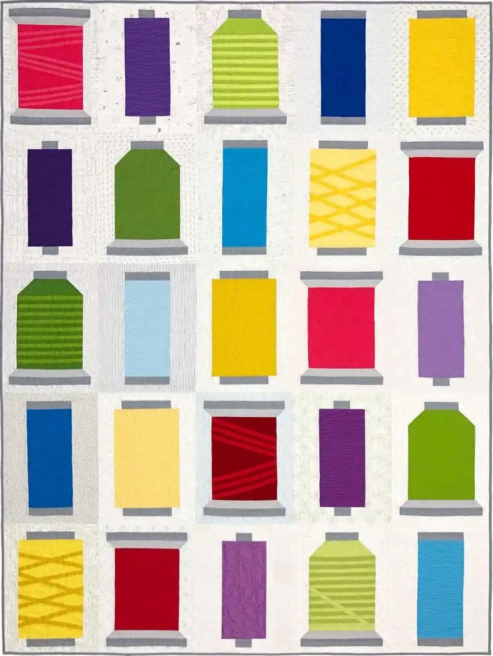 The Spoolin' Around Quilt Pattern by Everyday Stitches ES-403-SPA
