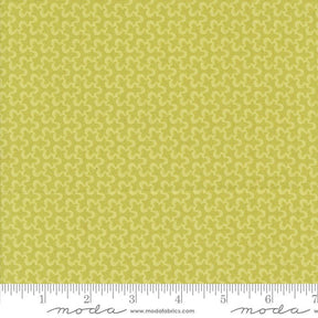 a ruler with a yellow background