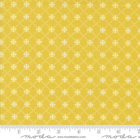 a ruler with a yellow background