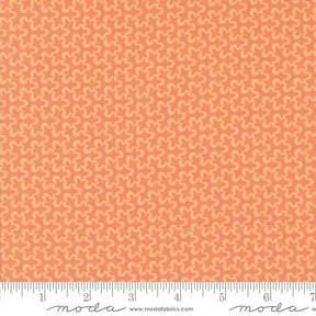 an orange and yellow background with a ruler