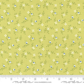 a ruler with a flower pattern on it