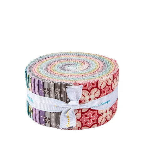 Piece and Plenty 2 1/2" Rolie Polie By Lori Holt for Riley Blake Designs RP-15870-40 by Lori Holt