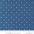 a blue background with white stars on it