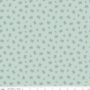 a blue and white wallpaper with a pattern on it