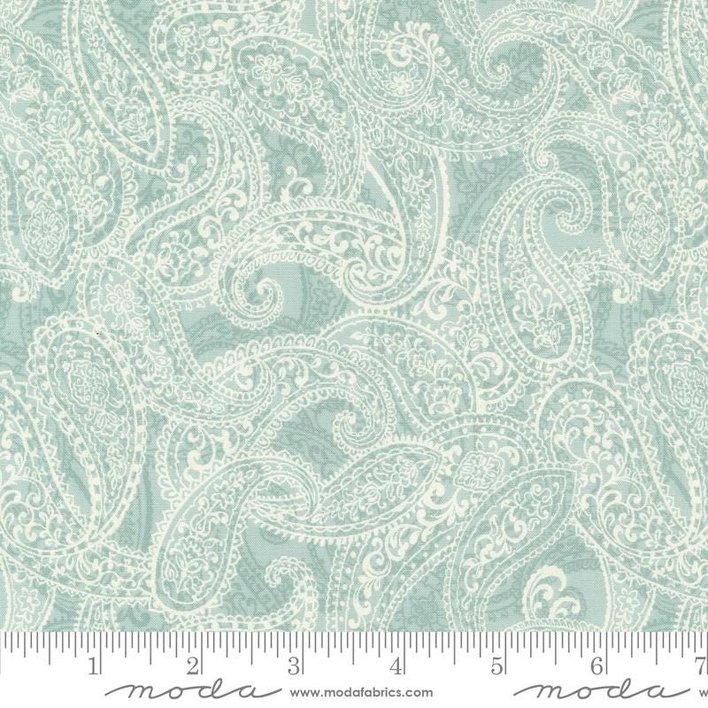 a ruler with a paisley pattern on it