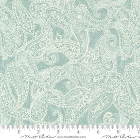 a ruler with a paisley pattern on it