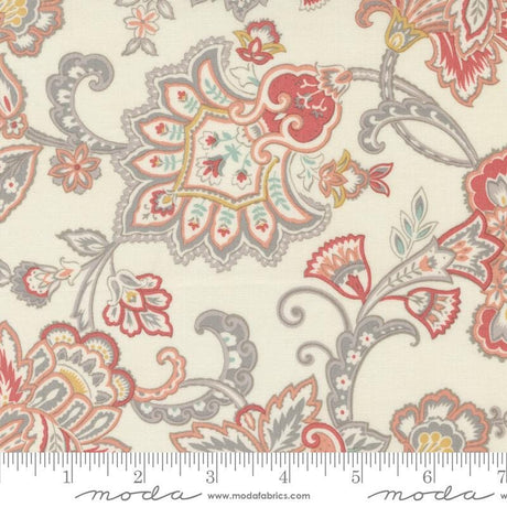 a close up of a flower pattern on a white background