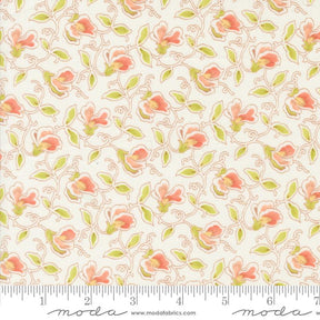 a white background with pink flowers and green leaves
