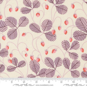 a white background with pink and purple leaves and berries