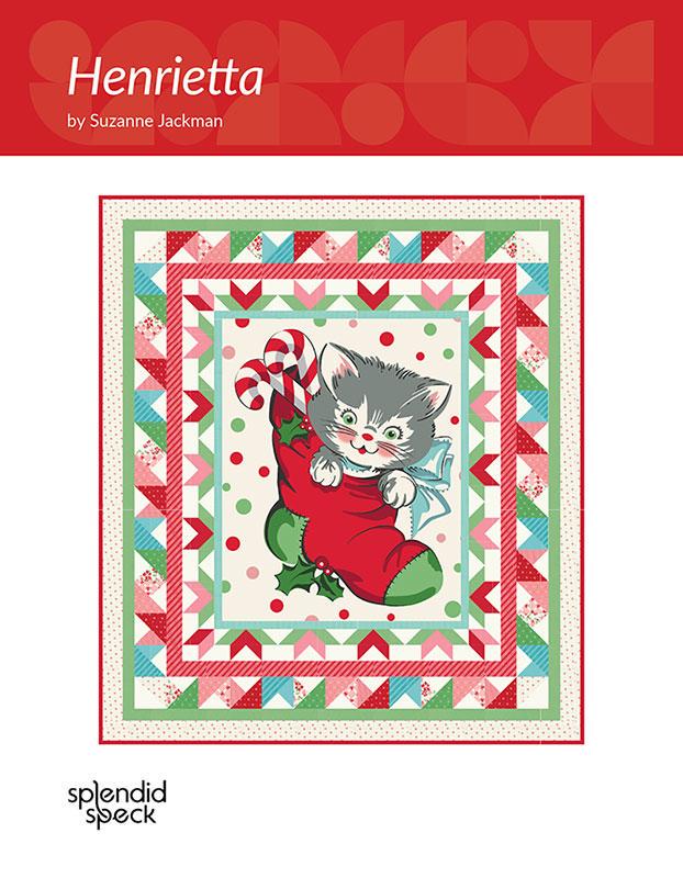 Henrietta One Yard Panel Quilt Paper Pattern SS181 by Suzanne Jackman for Splendid Speck 60 x 68