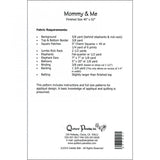 Mommy & Me Quilt Paper Pattern QP1401 designed by Colette Belt for QP Designs 40 x 52