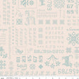 Piece and Plenty Blue Sampler Yardage C15872-Blue by Lori Holt for Riley Blake Designs sold by 1/2 yard increments