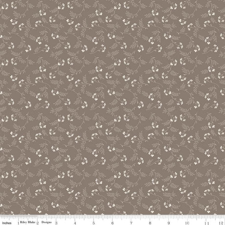 Piece and Plenty Pebble Vine Yardage C15887-Pebble by Lori Holt for Riley Blake Designs sold by 1/2 yard increments