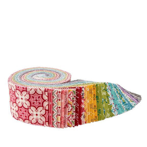 Piece and Plenty 2 1/2" Rolie Polie By Lori Holt for Riley Blake Designs RP-15870-40 by Lori Holt