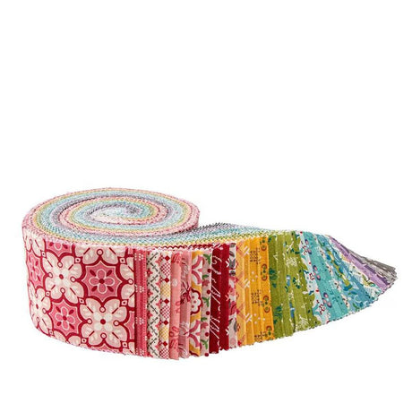 Piece and Plenty 2 1/2" Rolie Polie By Lori Holt for Riley Blake Designs RP-15870-40 by Lori Holt