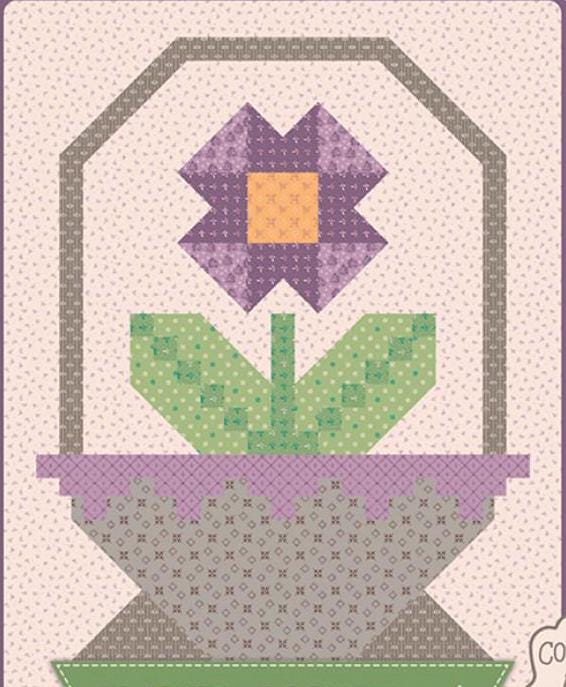 Lori Holt Piece & Plenty Quilt Seeds™ Flower Basket No. 1 by Lori Holt for Riley Blake Designs ST-39780